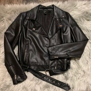 Faux Moto Jacket